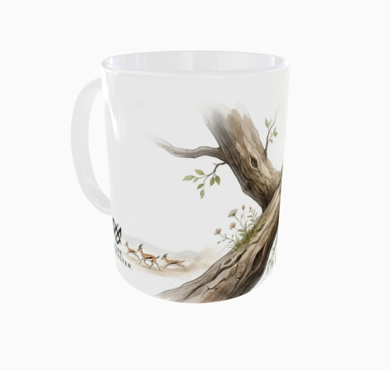 Relax. It’s Just Chaos – kubek ceramiczny, widok z prawej strony