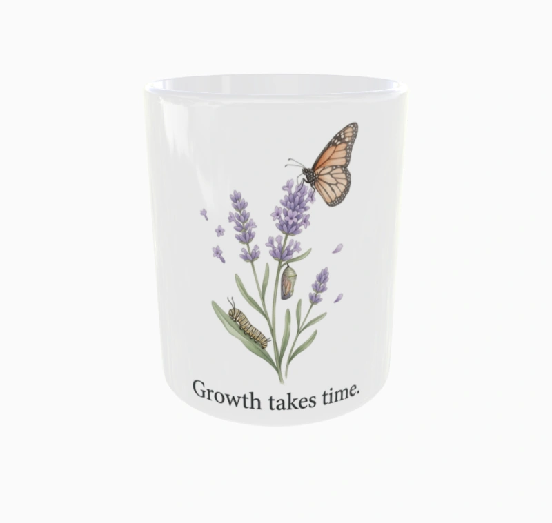Growth Takes Time – kubek ceramiczny | Calm Collection