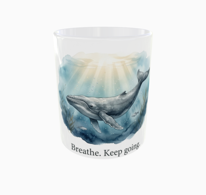 Breathe. Keep Going. – kubek ceramiczny | Calm Collection