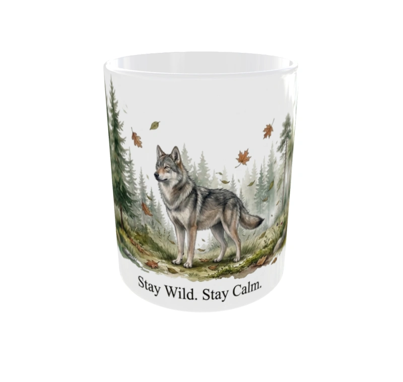 Stay Wild. Stay Calm. – kubek ceramiczny | Calm Collection