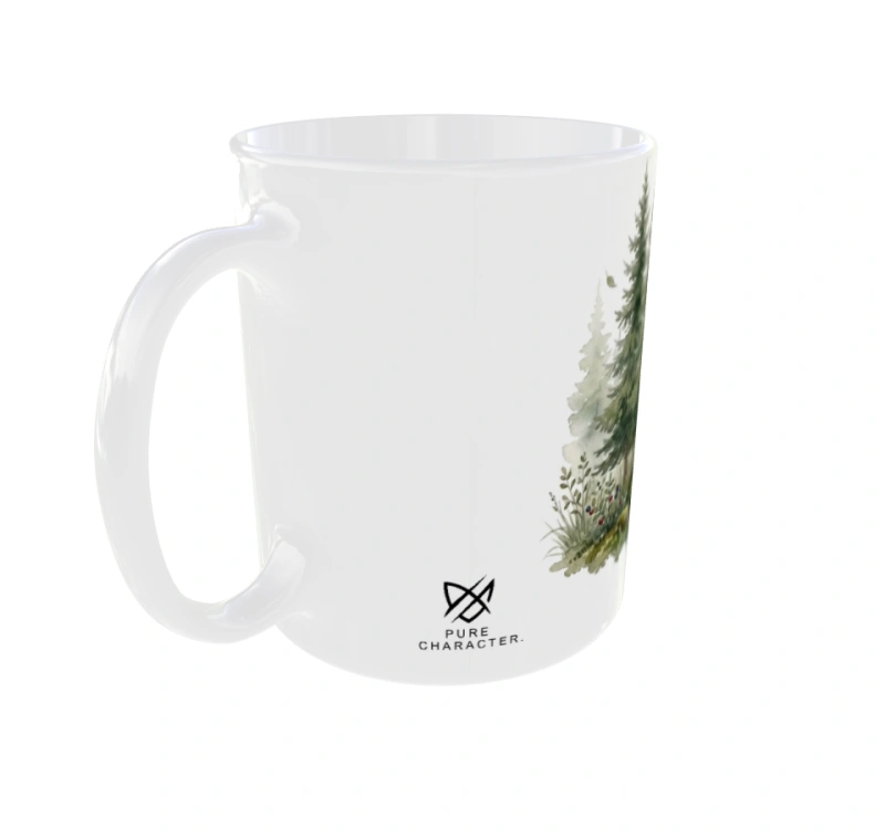 Stay Wild. Stay Calm. – kubek ceramiczny, widok z tyłu