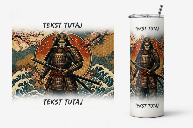 Tumbler z własną grafiką Full Wrap 360° – 591 ml