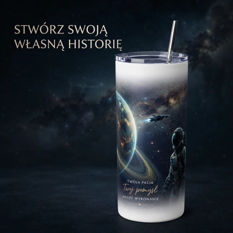 Tumbler z własnym projektem – 3 koncepcje graficzne