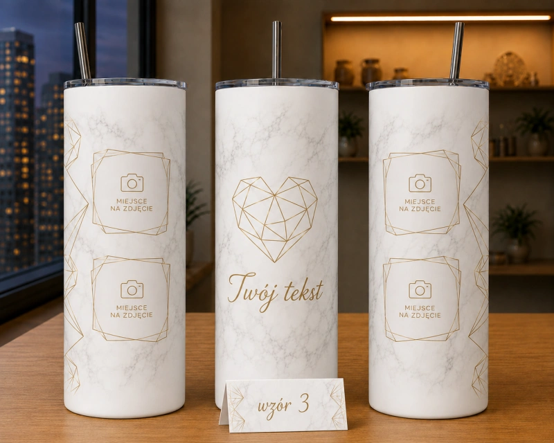 Tumbler z własną grafiką – wzór 3 do personalizacji