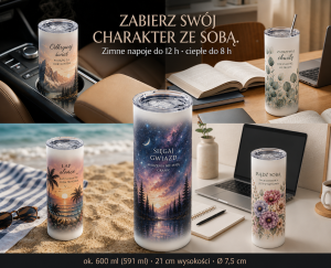 Tumblery Pure Character z autorskimi nadrukami