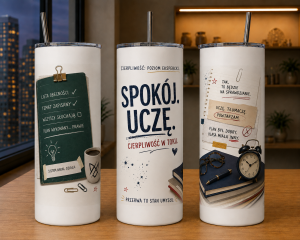 Tumbler Spokój. Uczę. – dla nauczyciela, 591 ml