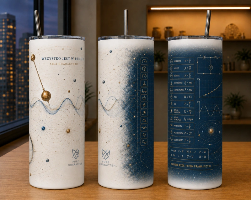 Tumbler Siła Charakteru – fizyka, 591 ml