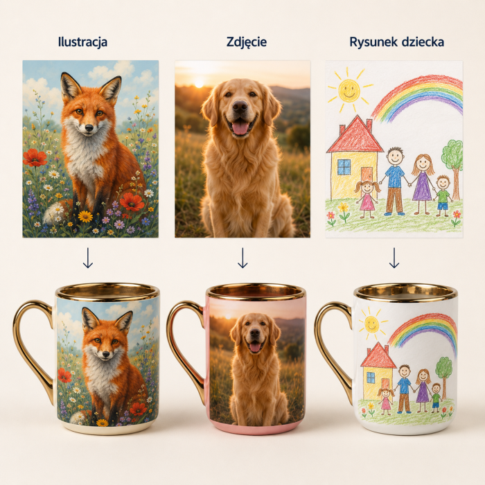 Kubek z własną grafiką – przykłady personalizowanych projektów