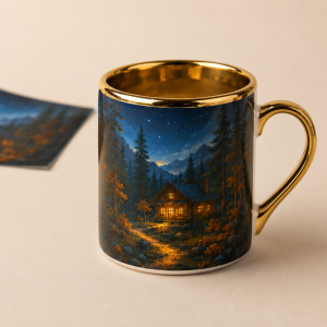Kubek ceramiczny z własną grafiką i personalizowanym nadrukiem