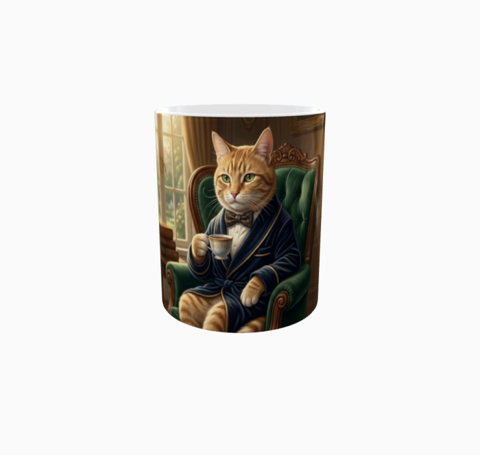 Hrabia Mruk 01 – kubek ceramiczny, widok z przodu